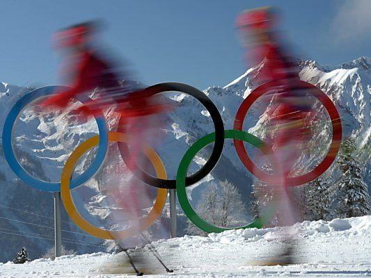 Start für die Olmypischen Winterspiele 2014.