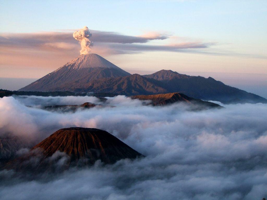 Mount Bromo in Indonesien.