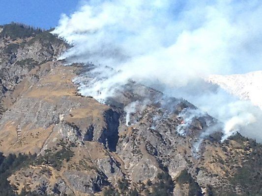 Waldbrand oberhalb von Absam Waldbrand oberhalb von Absam