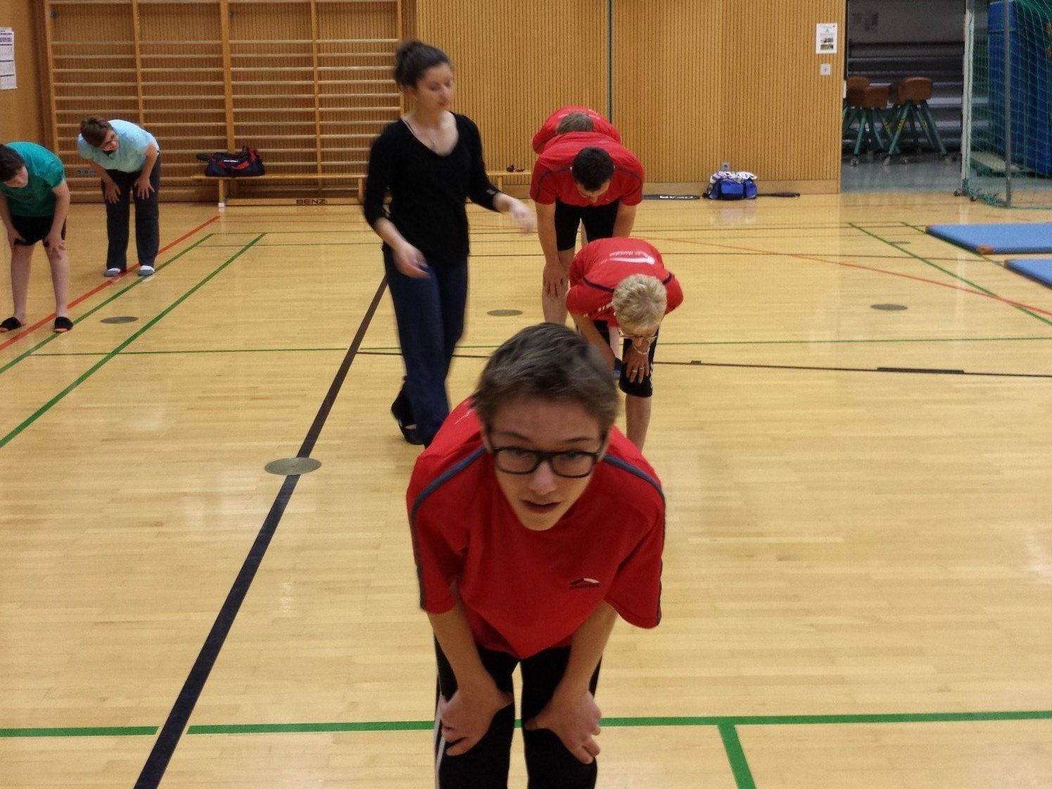 Adela beim Training. Adela beim Training.