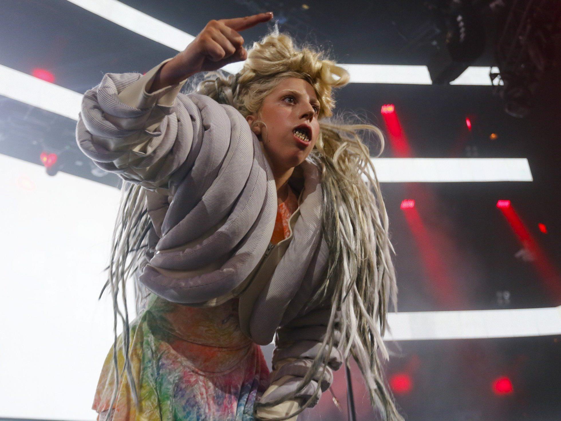 Lady Gaga während eines Auftrittes beim SXSW-Festival in Texas.