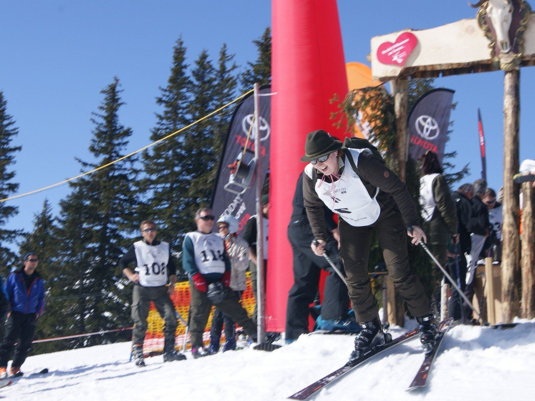 Jäger-Ski-WM am Golm. Jäger-Ski-WM am Golm.