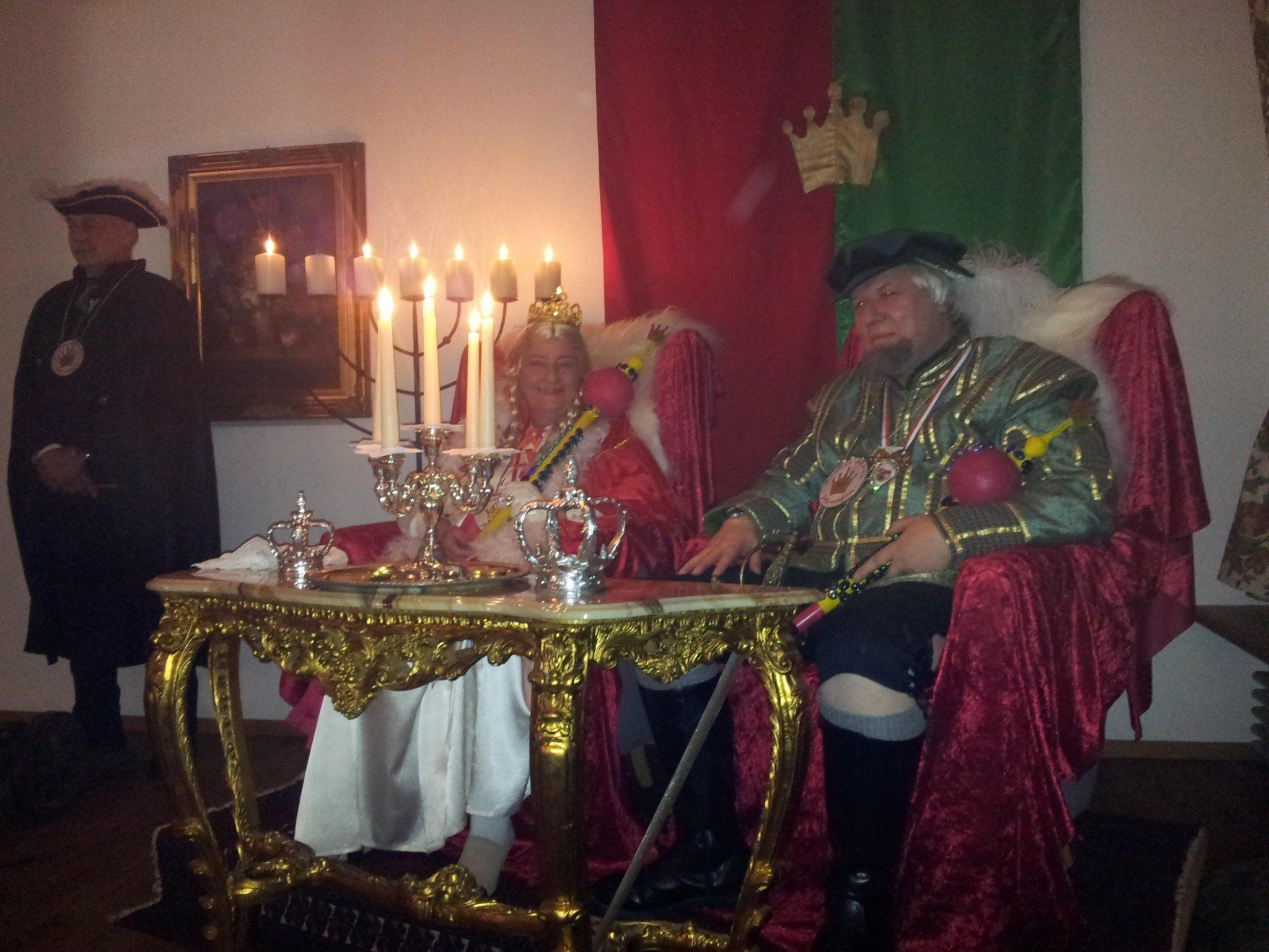 Das Fürstenpaar Johann I. von Bargus und Viktoria die Letzte von Gschnellner. Das Fürstenpaar Johann I. von Bargus und Viktoria die Letzte von Gschnellner.