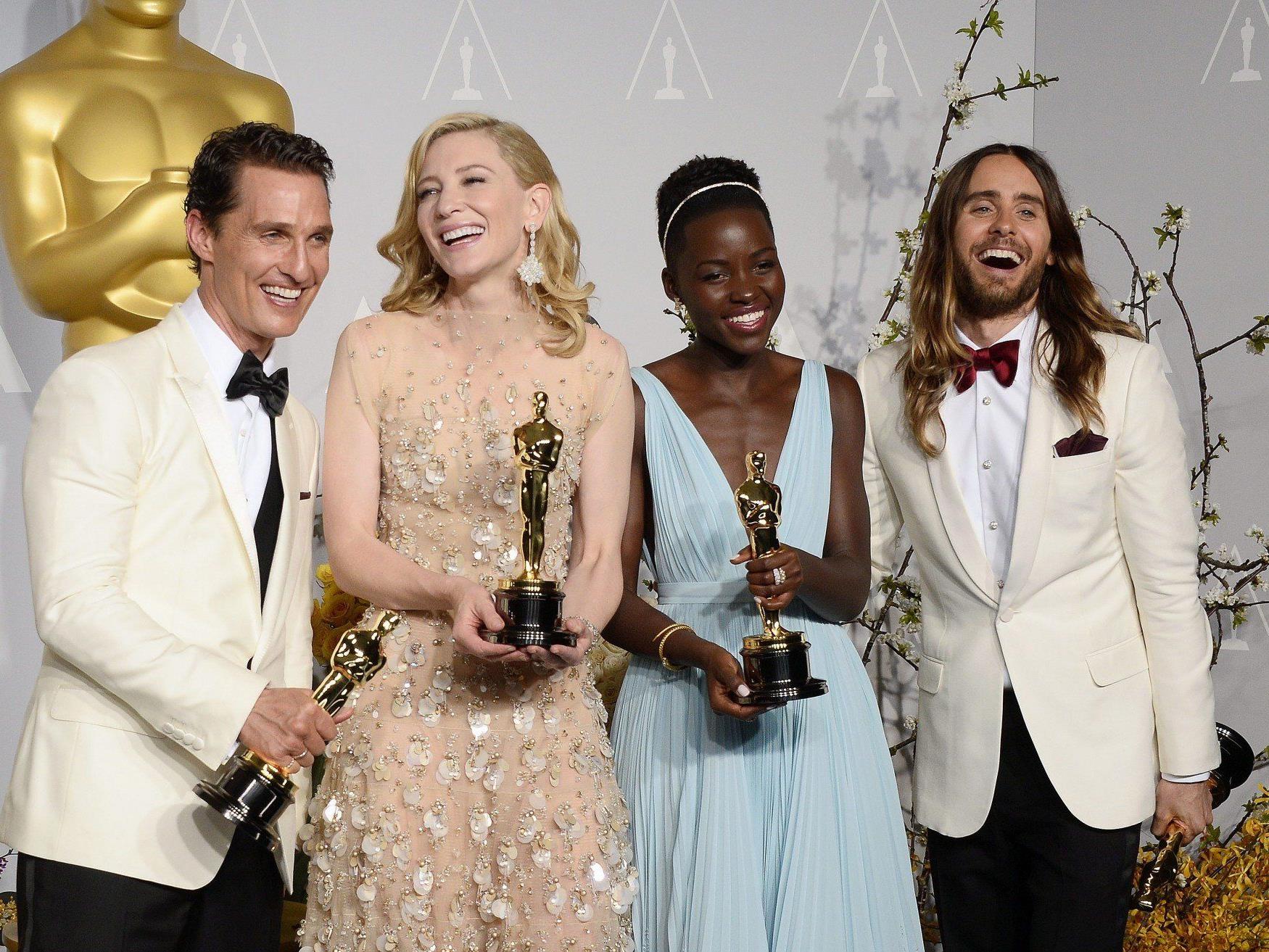 Die glücklichen Oscar-Gewinner 2014.
