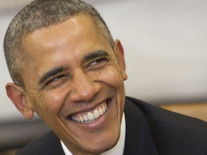 US-Präsident Obama zeigt Humor
