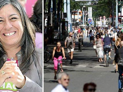 Maria Vassilakou will kein böses Blut wegen der Mariahilfer Straße Maria Vassilakou will kein böses Blut wegen der Mariahilfer Straße