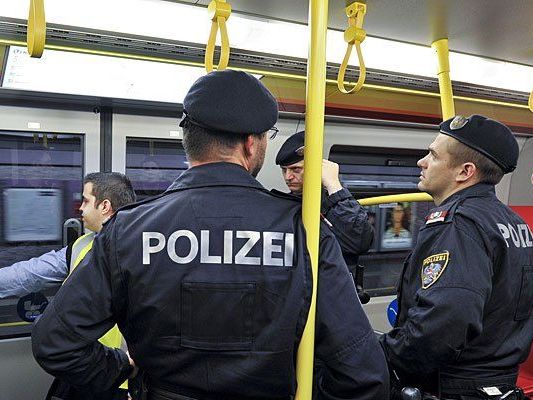 Im Bereich der U-Bahn ist die Wiener Polizei durchwegs präsent