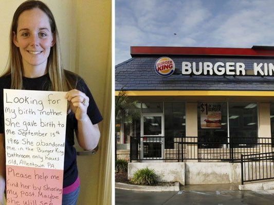 Nach 27 Jahren fand das "Burger King Baby" über Facebook seine Mutter. Nach 27 Jahren fand das "Burger King Baby" über Facebook seine Mutter.