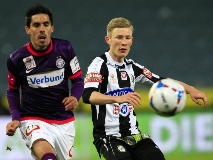 Mit einem 1:1 musste sich die Austria gegen Sturm Graz begnügen. Mit einem 1:1 musste sich die Austria gegen Sturm Graz begnügen.