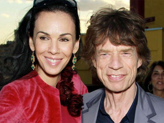 Mick Jagger und L'Wren Scott beim "RX Haiti Benefit" in New York.