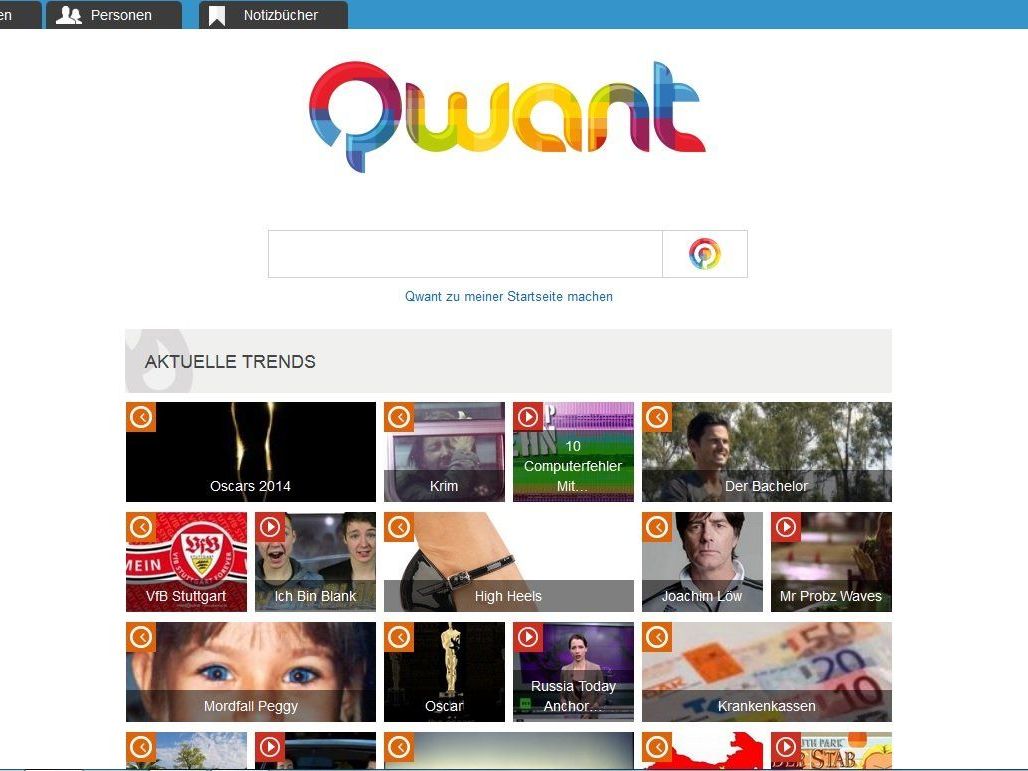 Die Suchmaschine Qwant speichert keine Nutzerdaten. Die Suchmaschine Qwant speichert keine Nutzerdaten.