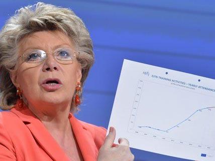 Auch Viviane Reding nimmt an der ORF-Wahlfahrt teil.