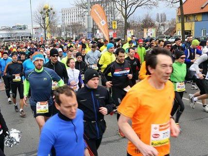 3000 Läufer waren beim Wiener Halbmarathon dabei