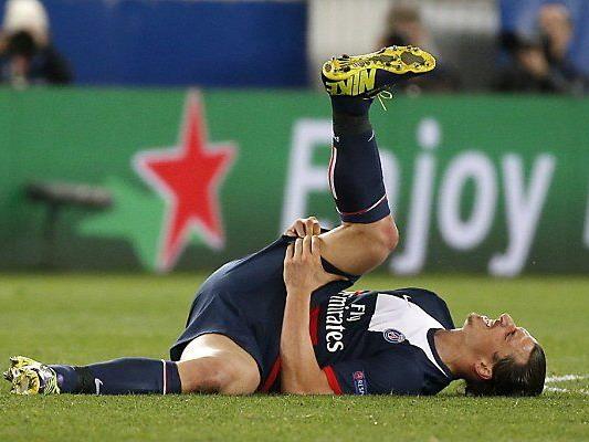 Ibrahimovic verletzte sich im Spiel gegen Chelsea
