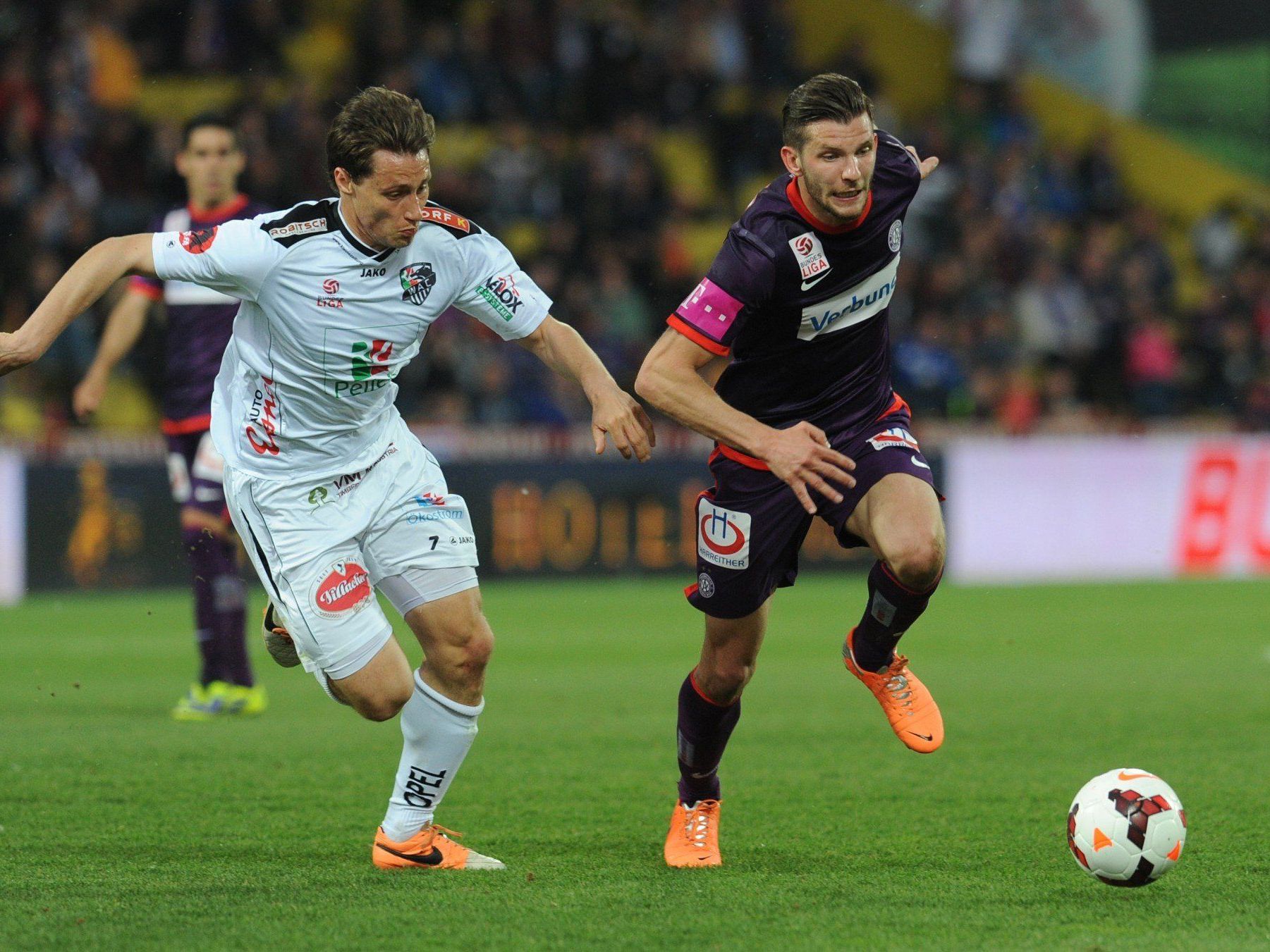 Austria Wien setzt sich gegen den WAC durch Austria Wien setzt sich gegen den WAC durch