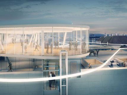 Das Leopoldmuseum bekommt einen neuen Dachaufbau. Das Leopoldmuseum bekommt einen neuen Dachaufbau.