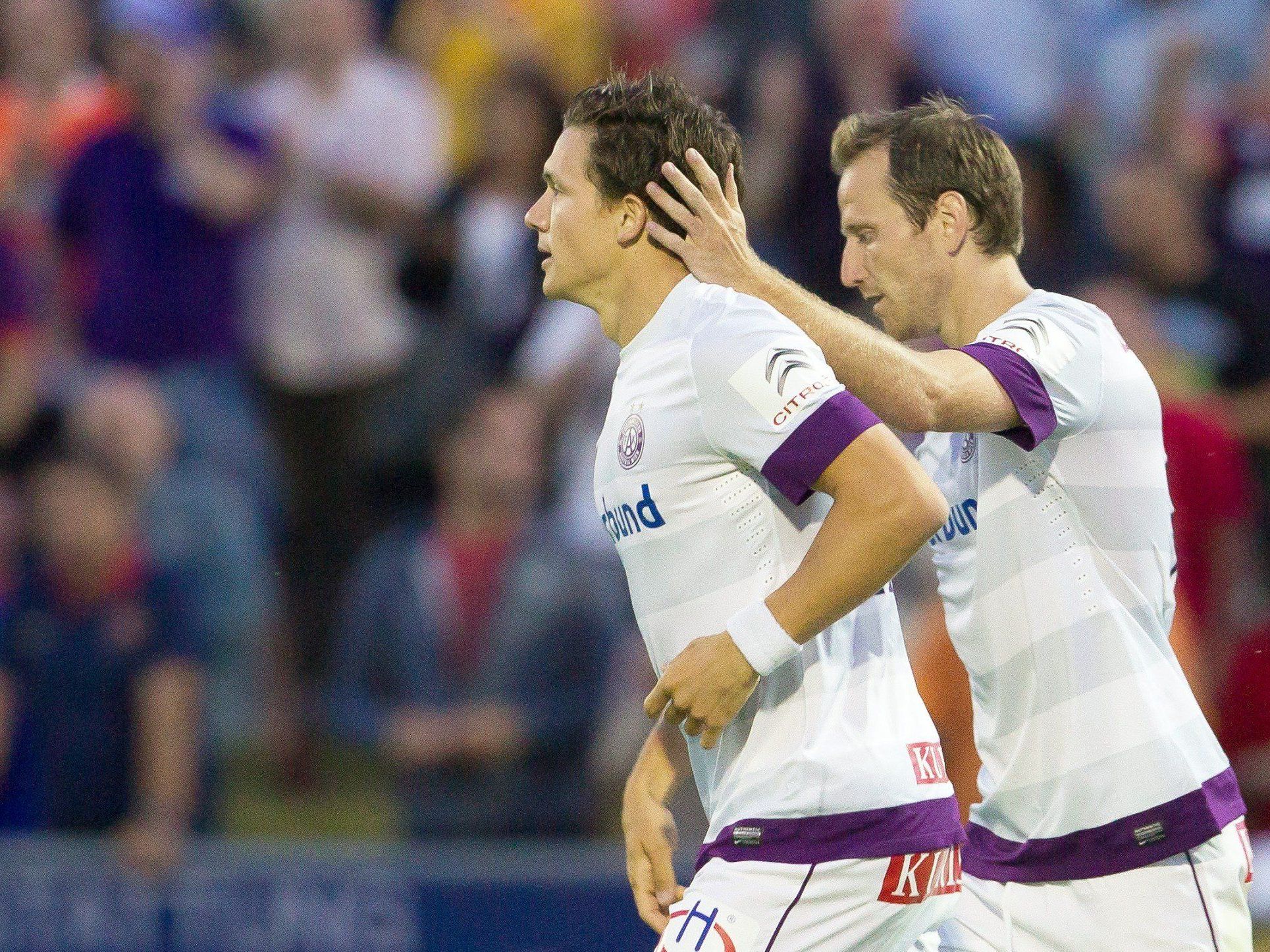 Marko Stankovic (li.) und Tomas Jun (re.) verlassen Austria Wien nach dieser Saison. Marko Stankovic (li.) und Tomas Jun (re.) verlassen Austria Wien nach dieser Saison.