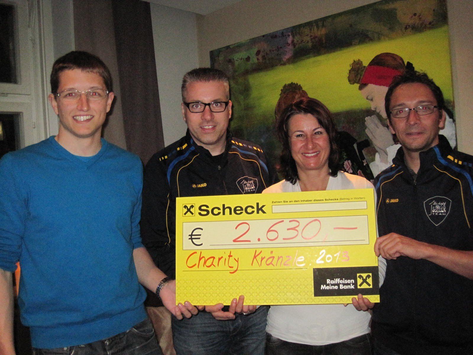 von links: Michael Fritz, Andreas Kasper, Obfrau Susanne Marosch, Christoph Lerch von links: Michael Fritz, Andreas Kasper, Obfrau Susanne Marosch, Christoph Lerch