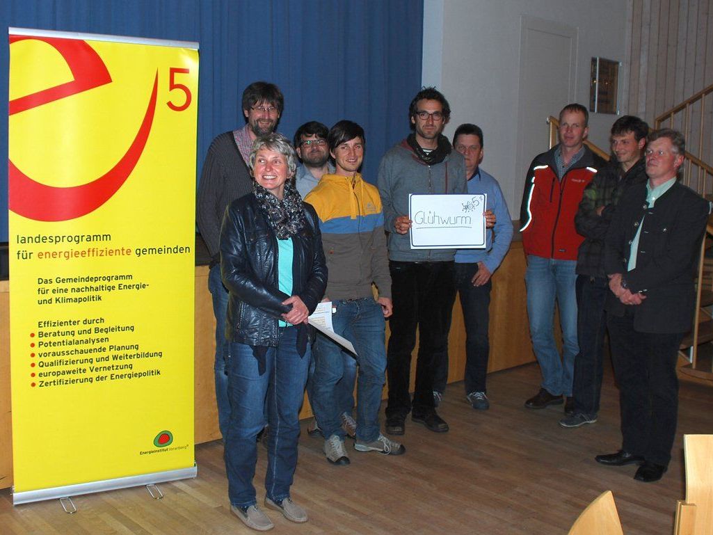 Das Hittisauer Team „Glühwurm" will 6,5% Einsparung schaffen. Das Hittisauer Team „Glühwurm" will 6,5% Einsparung schaffen.