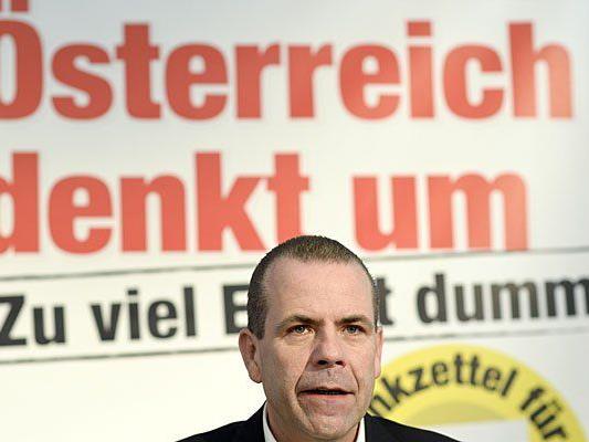 Nach dem Abgang Andreas Mölzers ist Harald Vilimsky der FPÖ-Listenerste für die EU-Wahl