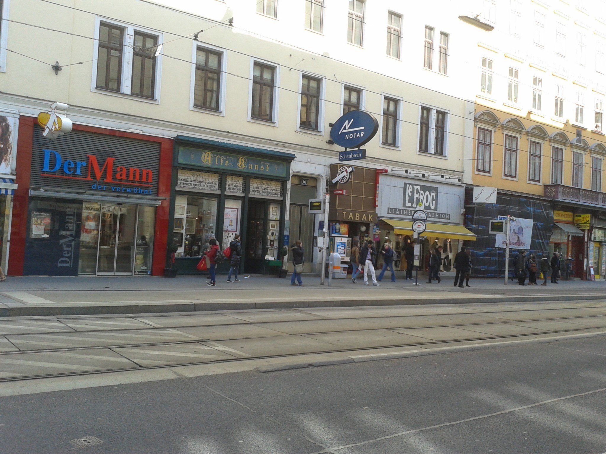 Auf der Währinger Straße konnten keine Straßenbahnen fahren Auf der Währinger Straße konnten keine Straßenbahnen fahren