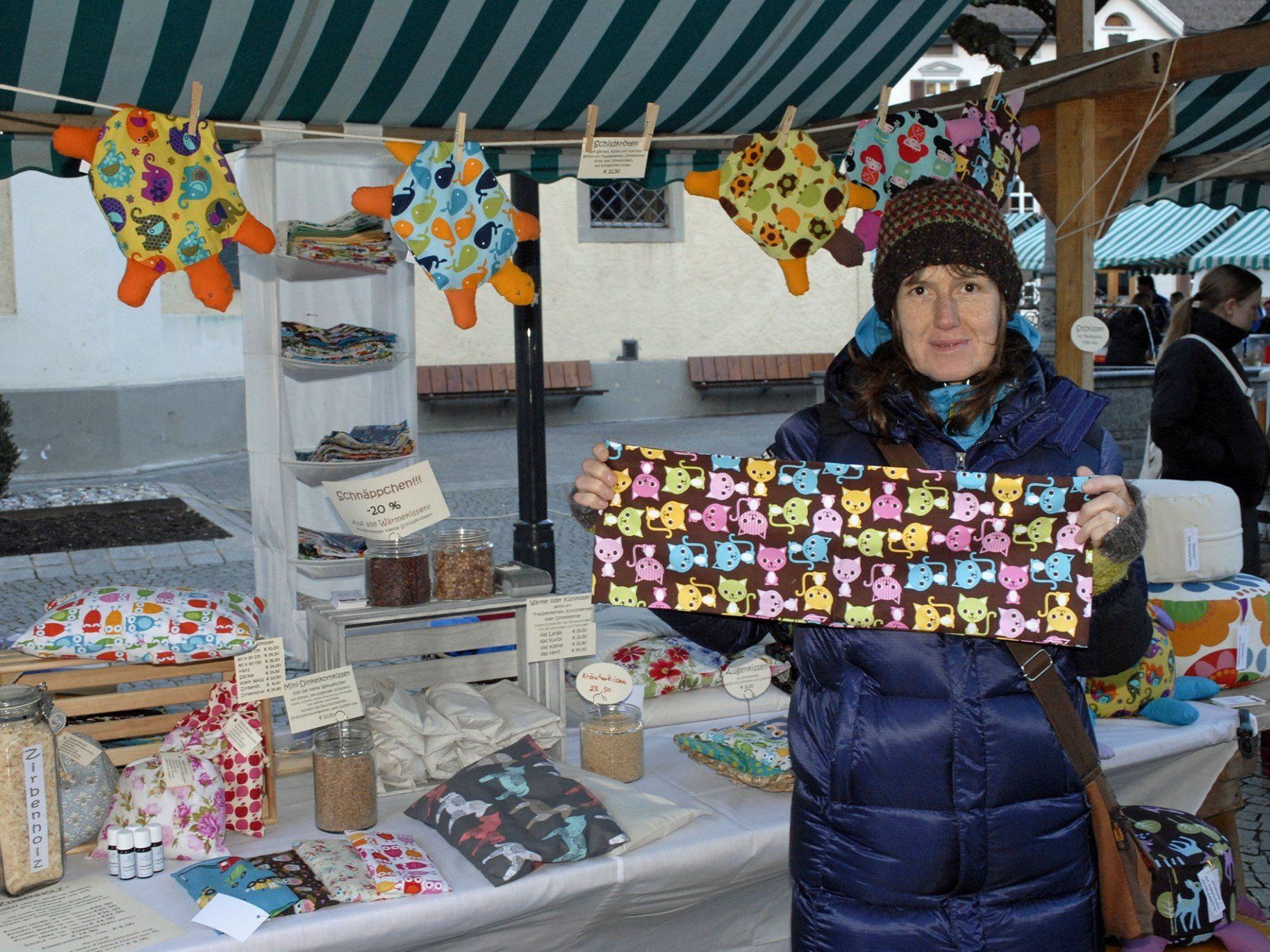 Auf verschiedenen Märkten im Ländle, z. B. in Schruns bietet Andrea Panhofer ihre Produkte an. Auf verschiedenen Märkten im Ländle, z. B. in Schruns bietet Andrea Panhofer ihre Produkte an.