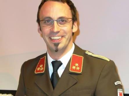 Florian Beiser Kommandant der Feuerwehr Gantschier