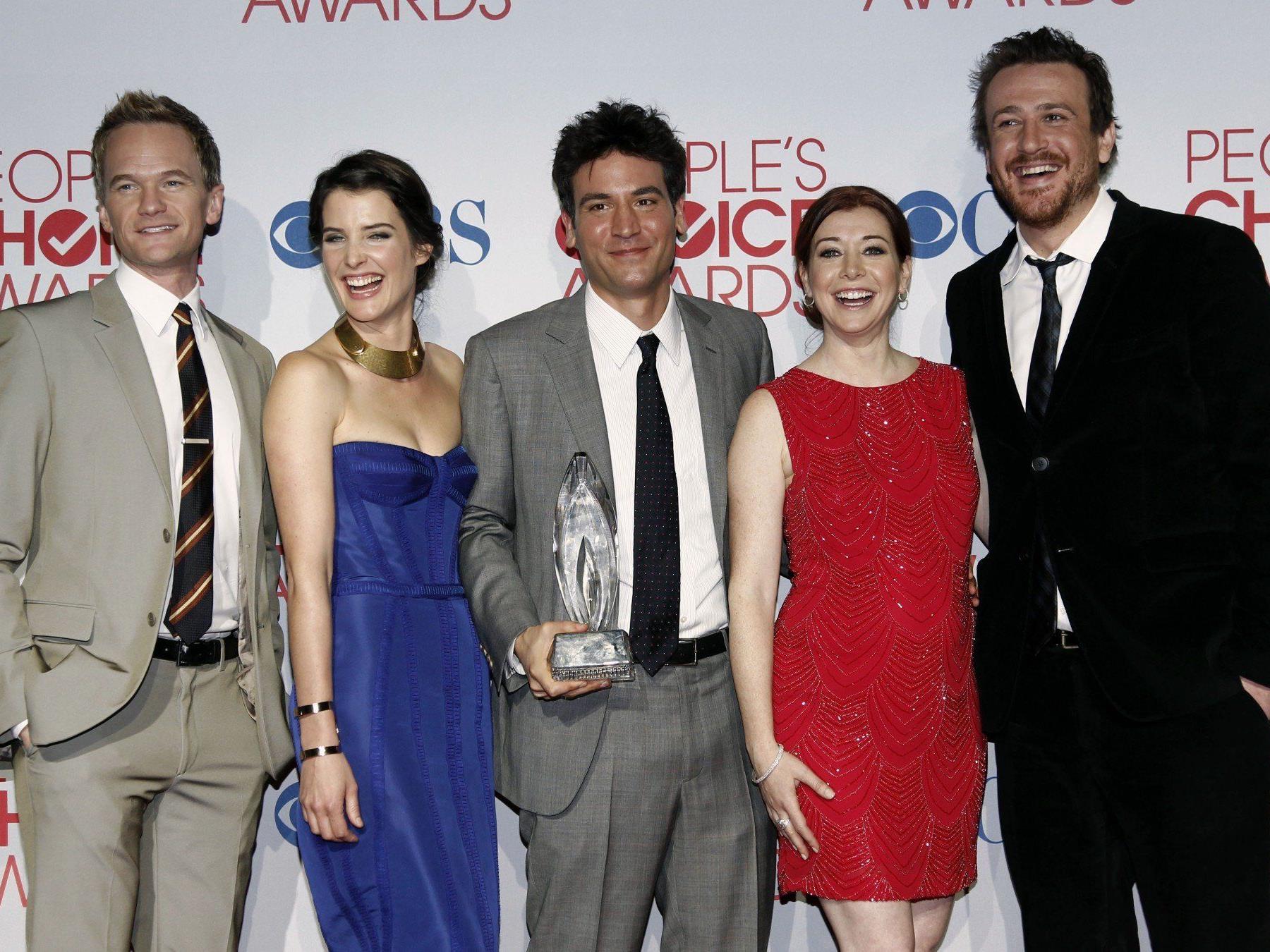 Die Darsteller der Kultserie "How I Met Your Mother" beim People's Choice Award 2012.