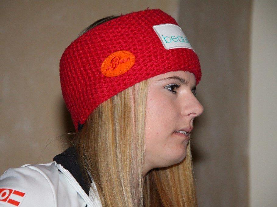 Ski Alpin Jungstar Kerstin Nicolussi sorgte mit einem Doppelpack für die große Sensation.