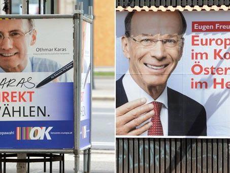Die Spitzenkandidaten der ÖVP und SPÖ haben prominente Unterstützer.