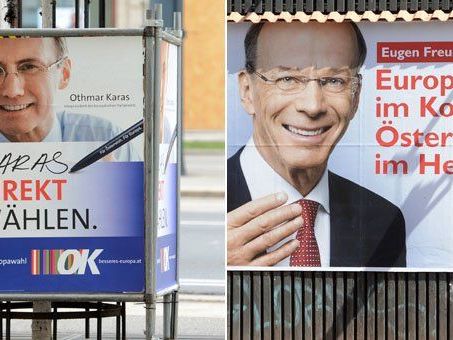 Die Spitzenkandidaten der ÖVP und SPÖ haben prominente Unterstützer. Die Spitzenkandidaten der ÖVP und SPÖ haben prominente Unterstützer.
