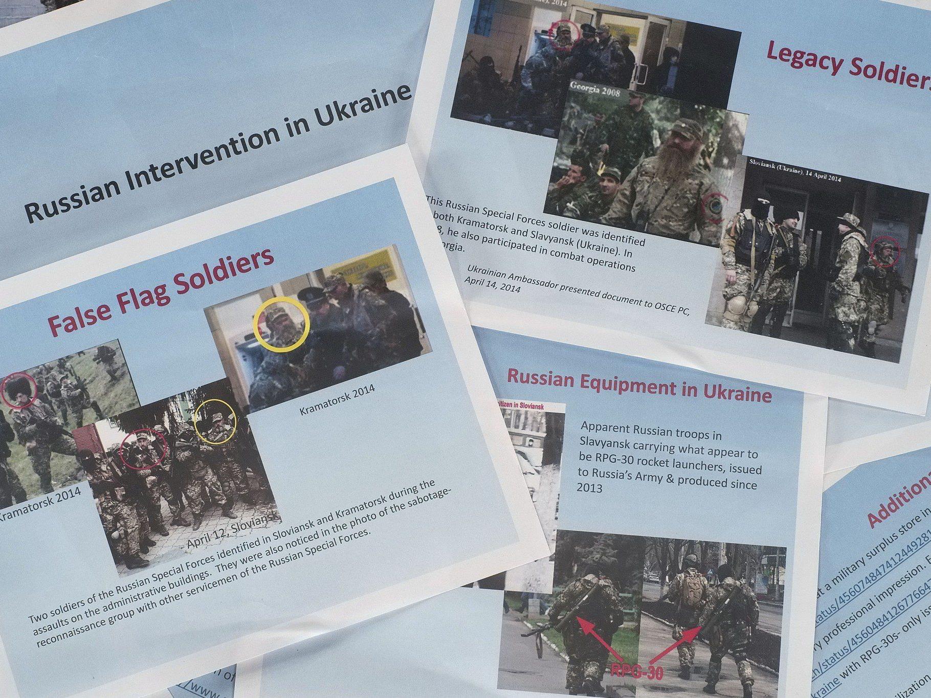 "Beweise" für Vorwürfe gegen Moskau: USA veröffentlichte u.a. von Ukraine übergebene Fotoserie.