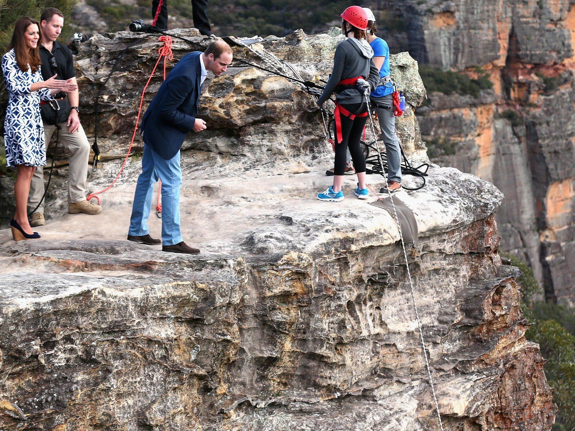 Prinz William am Abgrund in Katoomba (Australien),