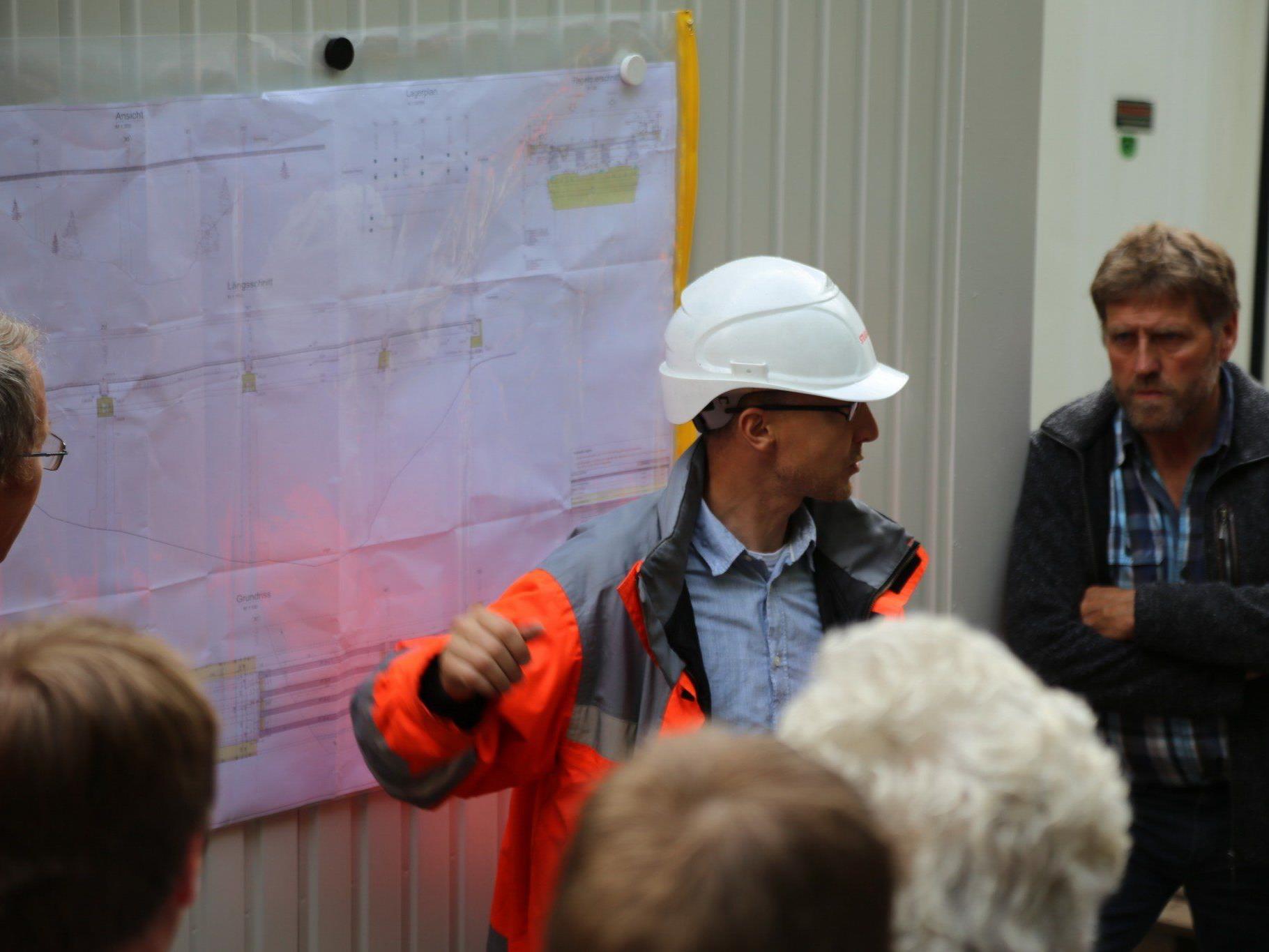 Am Tag der offenen Baustelle konnten sich Anrainer über die geplanten Arbeiten informieren.