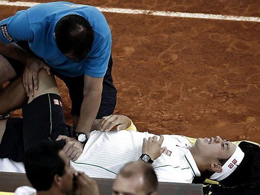 Madrid hinterließ doch seine Spuren an Nishikori Madrid hinterließ doch seine Spuren an Nishikori