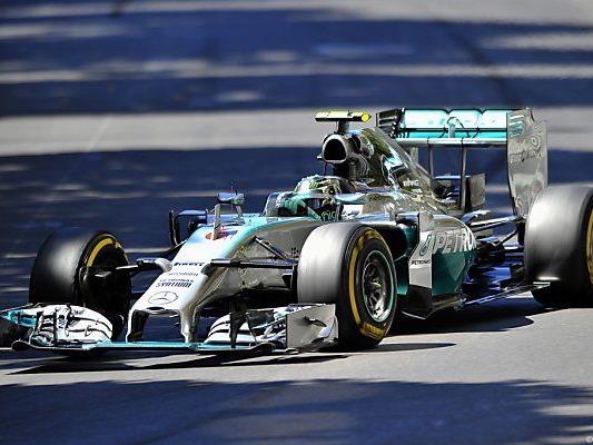 Knapper Vorsprung von Rosberg auf Teamkollegen