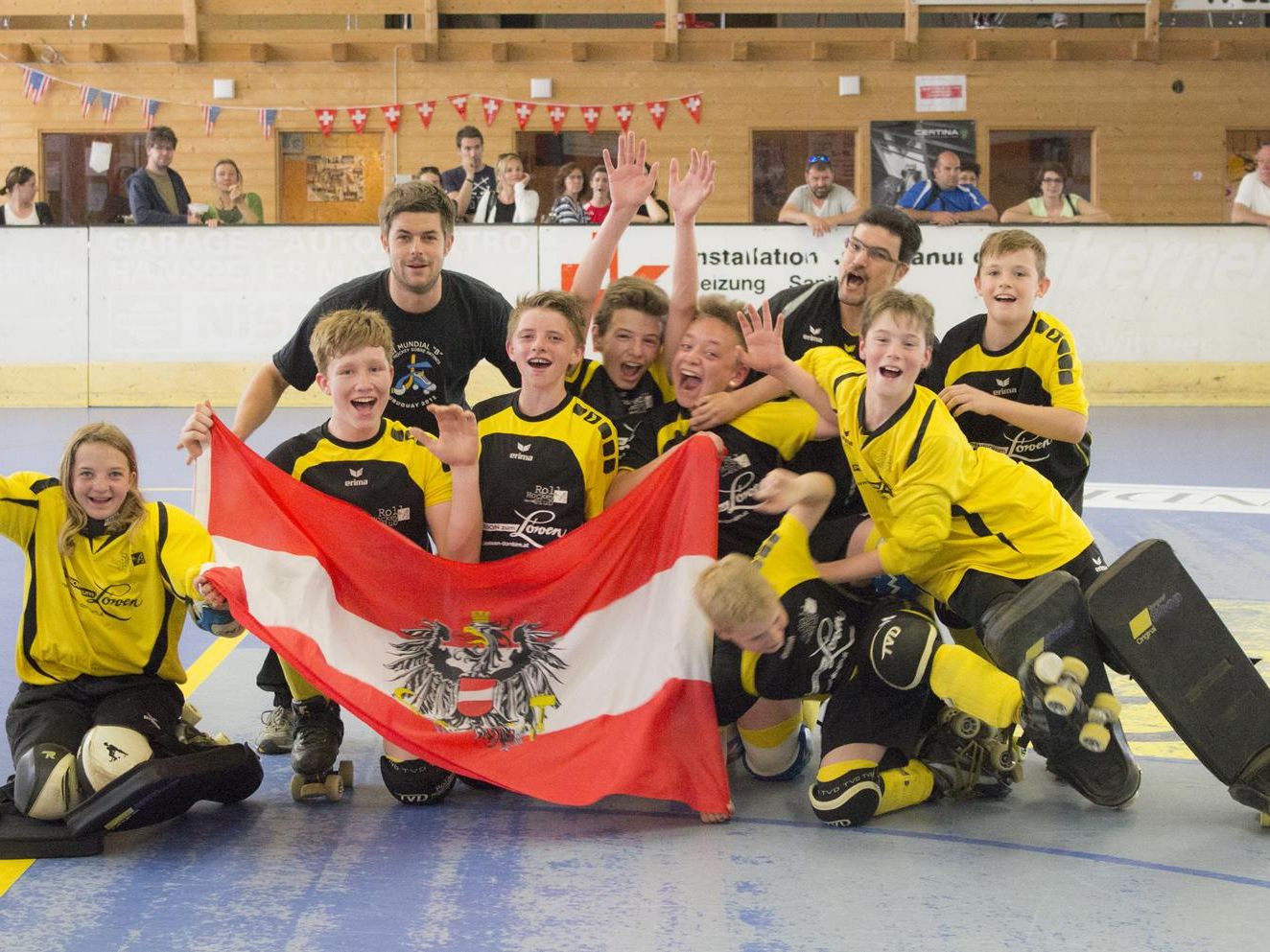 RHC Dornbirn U-15-Mannschaft sind Schweizer Meister. RHC Dornbirn U-15-Mannschaft sind Schweizer Meister.