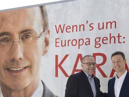 Die ÖVP präsentierte am Donnerstag die dritte Plakatwelle zur EU-Wahl. Die ÖVP präsentierte am Donnerstag die dritte Plakatwelle zur EU-Wahl.