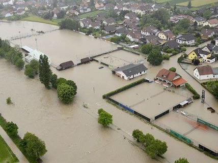 Unwetter im Osten: Überschwemmungen in Österreich