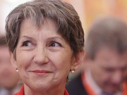 Nationalratspräsidentin Barbara Prammer ruft zur Wahlbeteiligung auf.