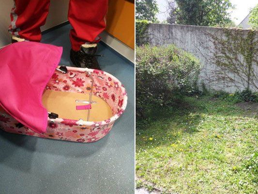 In disem Korb wurde das Baby gefunden In disem Korb wurde das Baby gefunden