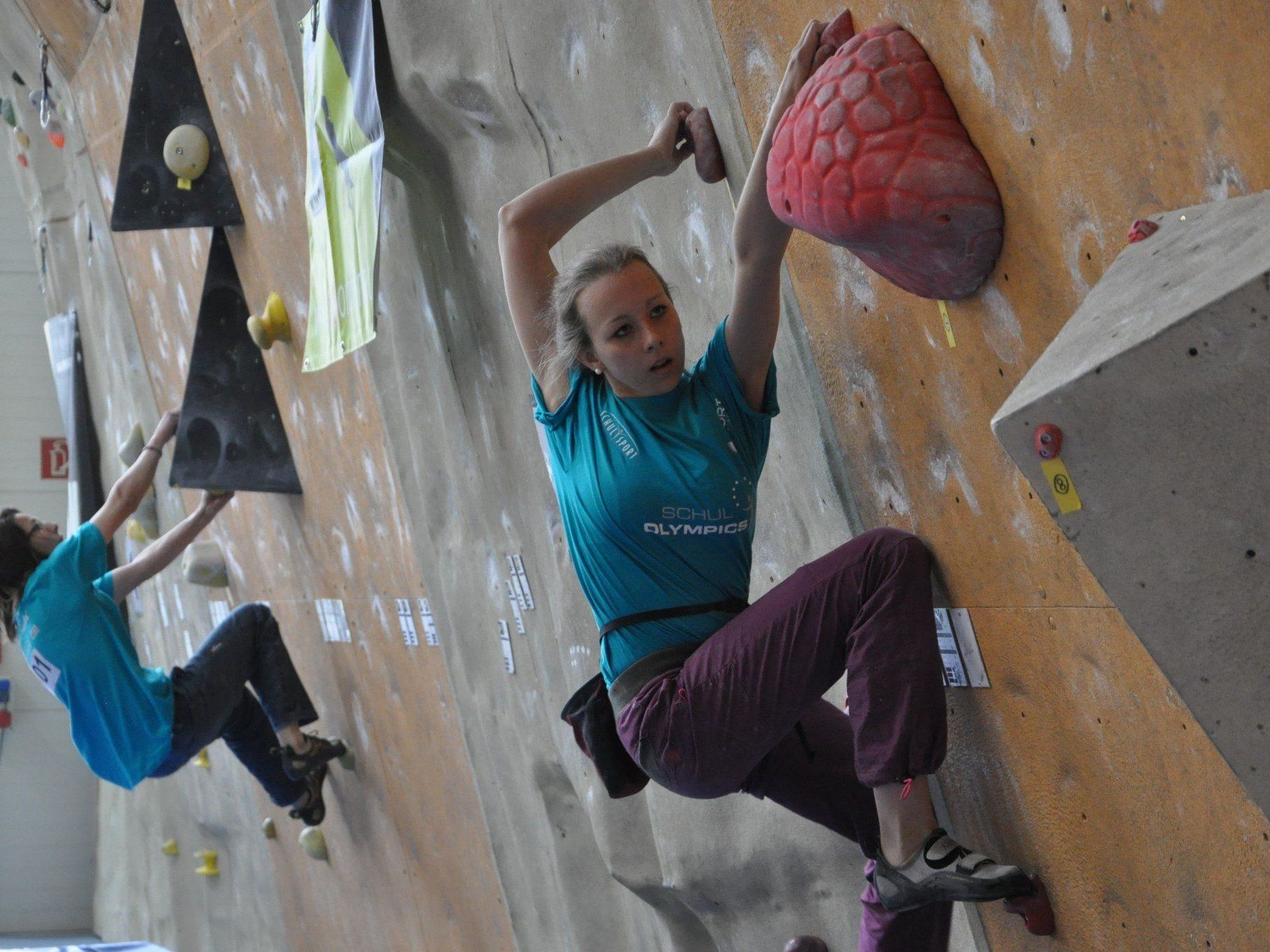 Vorarlberg landet bei den Bundesmeisterschaften im Bouldern im Mittelfeld. Vorarlberg landet bei den Bundesmeisterschaften im Bouldern im Mittelfeld.