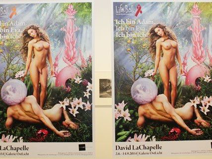 Das Aufreger-Sujet-Plakat für den Life Ball