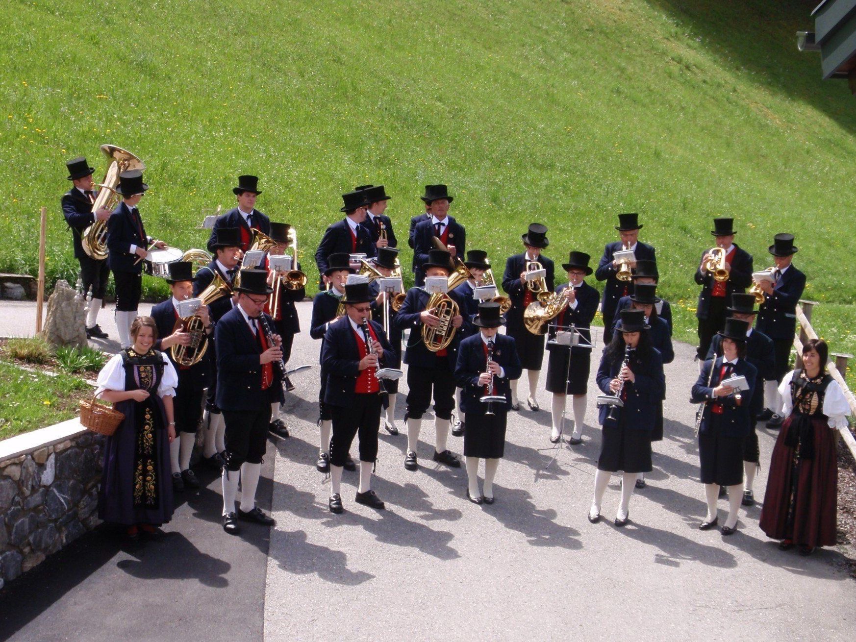 Blasmusik am Staatsfeiertag. Blasmusik am Staatsfeiertag.