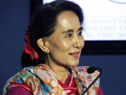 Aung San Suu Kyi will nach Wien kommen.
