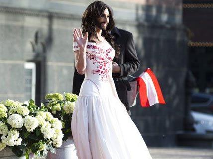 Für Österreich tritt heuer Conchita Wurst beim Song Contest an.