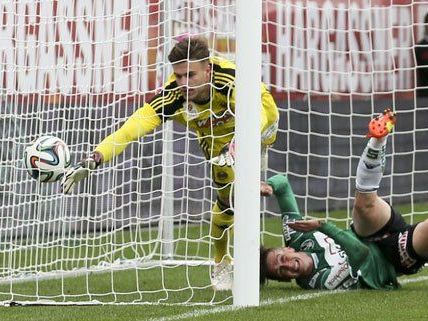 Rapid erzielte fünf Tore gegen Ried.