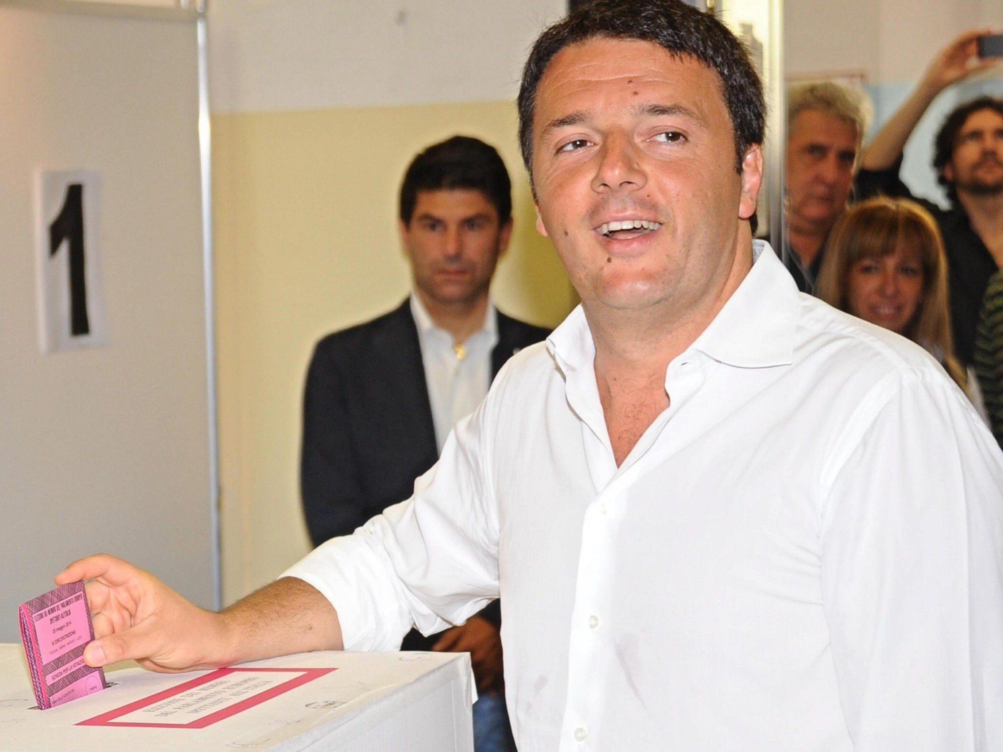 Die Europawahl galt in Italien als erster großer Test für Renzi rund 80 Tage nach seinem Amtsantritt.