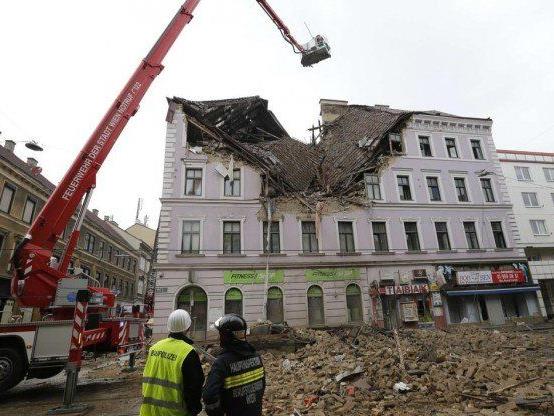 Hauseinsturz in Wien - Gebäude wird voraussichtlich saniert