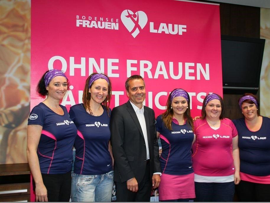 Die Jubiläumsauflage des Bodensee Frauenlauf sprengt den Rahmen, in Hohenems wurde das Programm präsentiert.